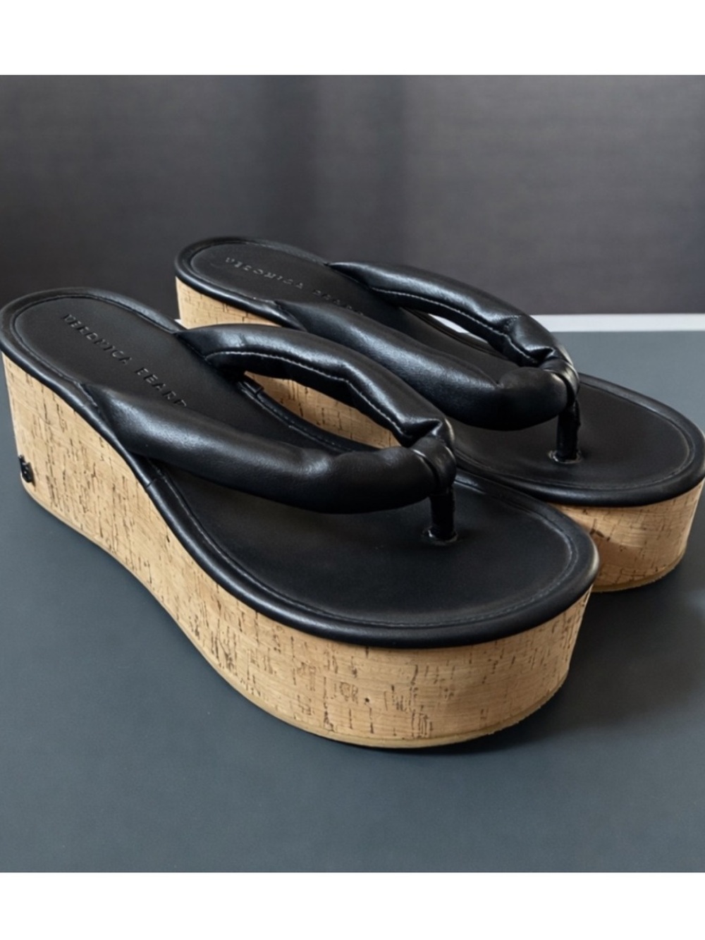 Veronica Beard Platform Wedge Sandals